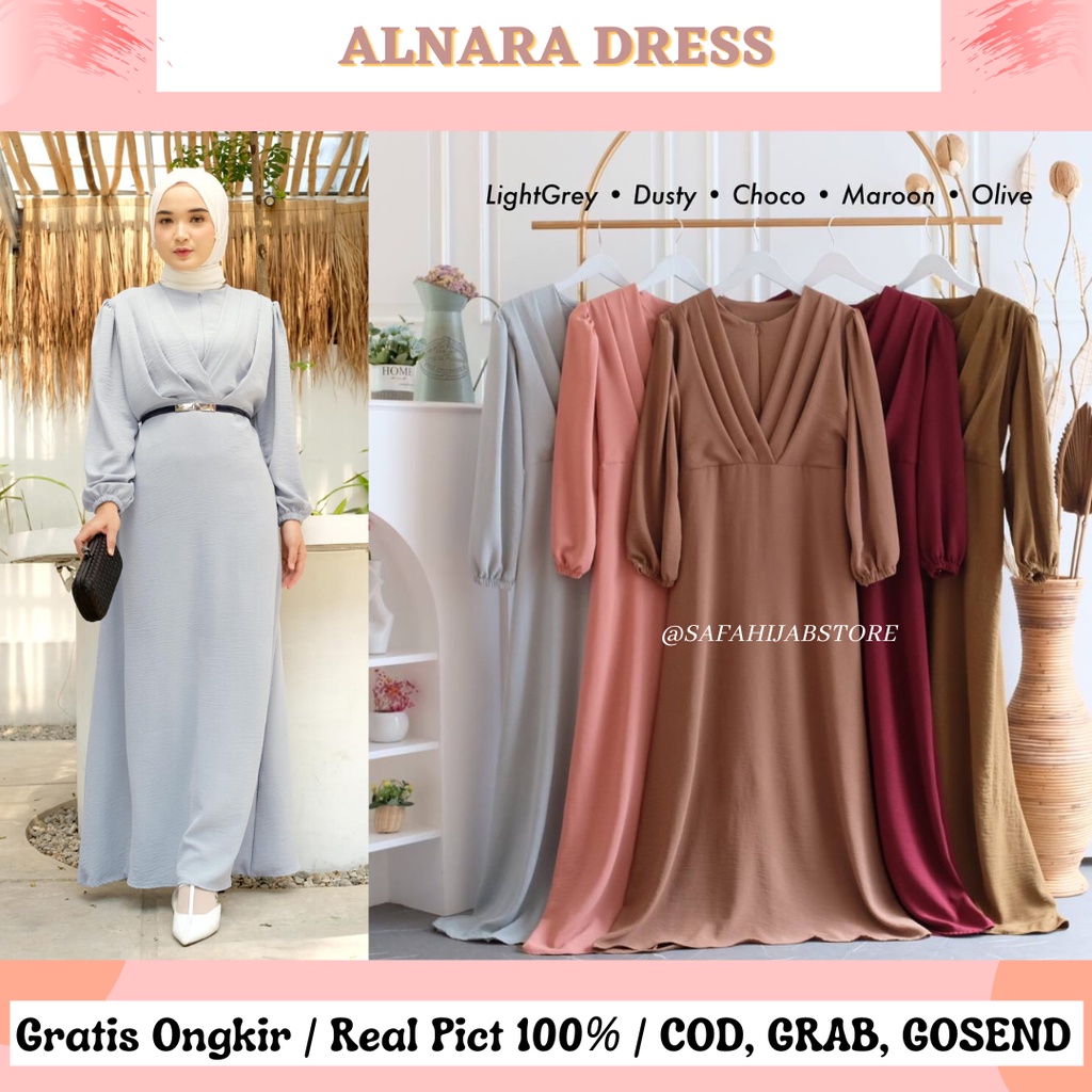 ALNARA DRESS / DRESS KONDANGAN / DRESS PESTA / BUSUI