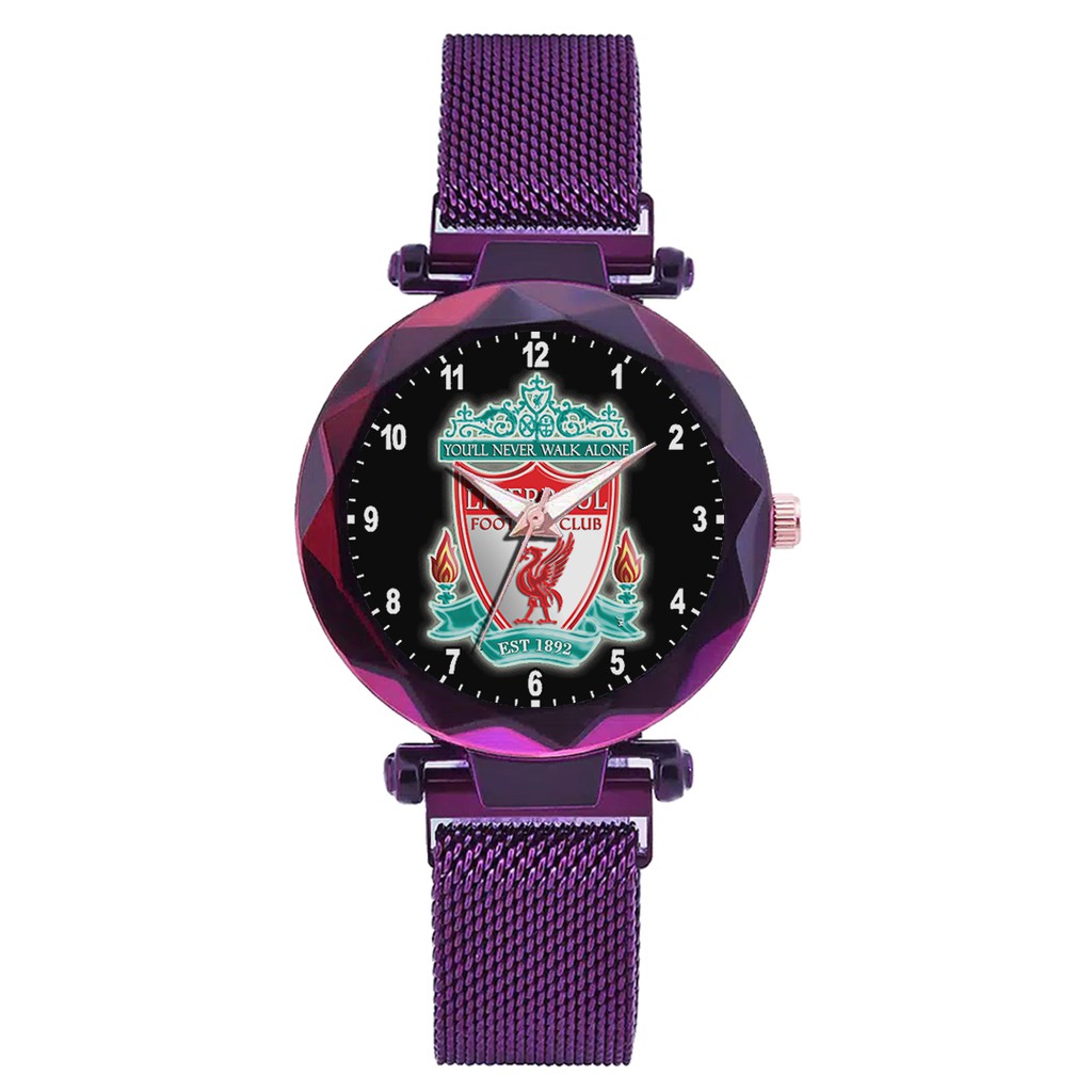 Jam Tangan Wanita Custom - LIVERPOOL 2 Free Box &amp; Batre Cadangan