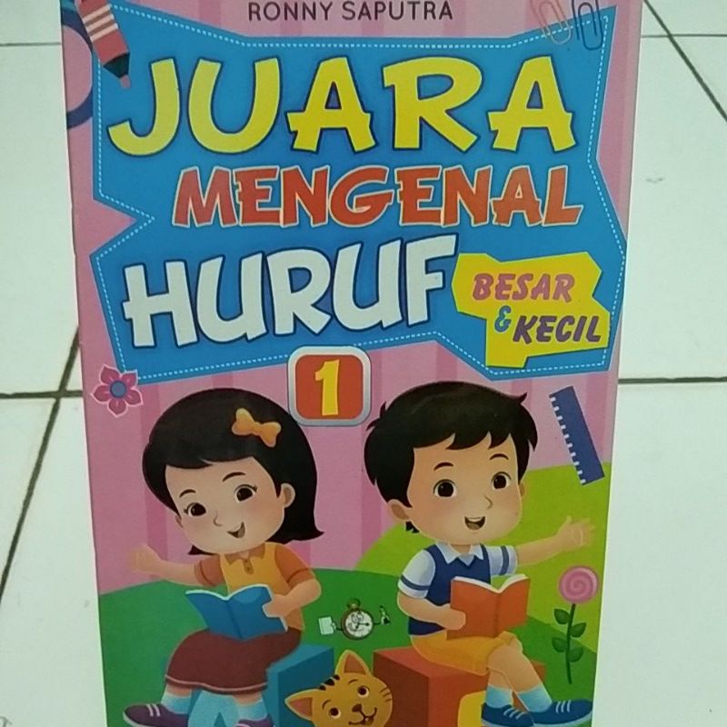 Paket belajar mebaca 4pick/awal belajar 1a dan 1b/juara mengenal huruf 1 dan2