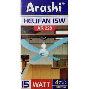 KIPAS GANTUNG BALING - BALING ARASHI 15 WATT - HELIFAN ARASHI 15 WATT