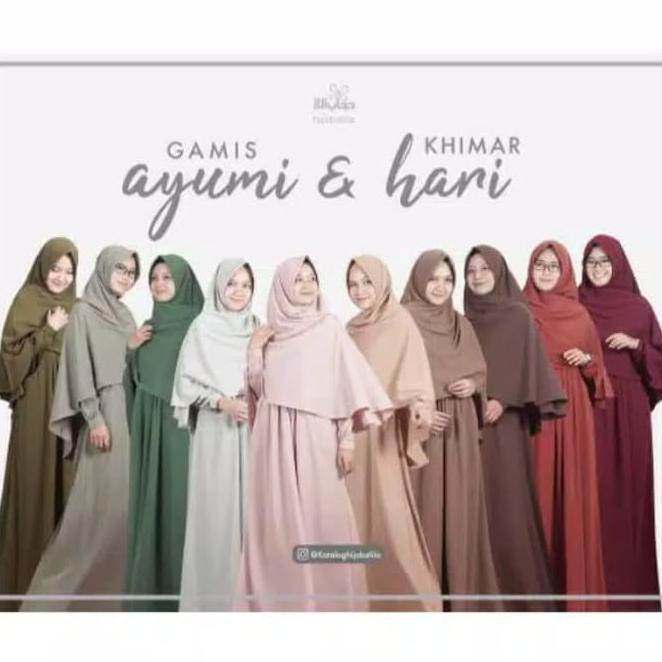 Gamis Ayumi Syar'i Wollycrepe Busui Hijab Alila /Fashion Muslim Wanita