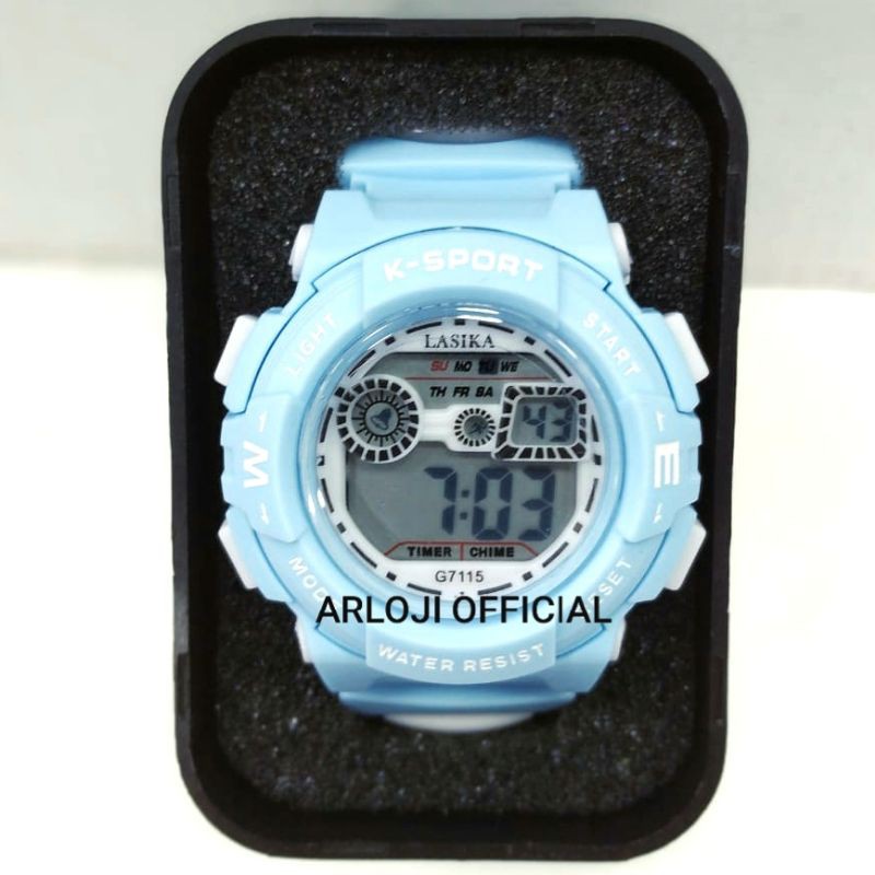 Jam tangan Sport Water resistant Lasika G7115 Original