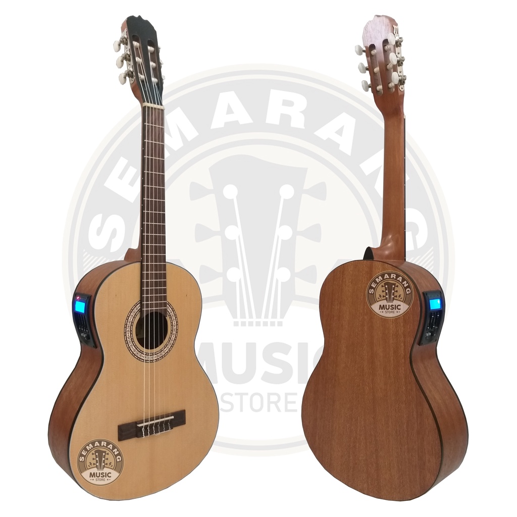 ORIGINAL!!! Gitar Klasik Elektrik Import Merk Cowboy CG-100 ¾ NA CG 100 ¾ NS 3per4 LC Prener