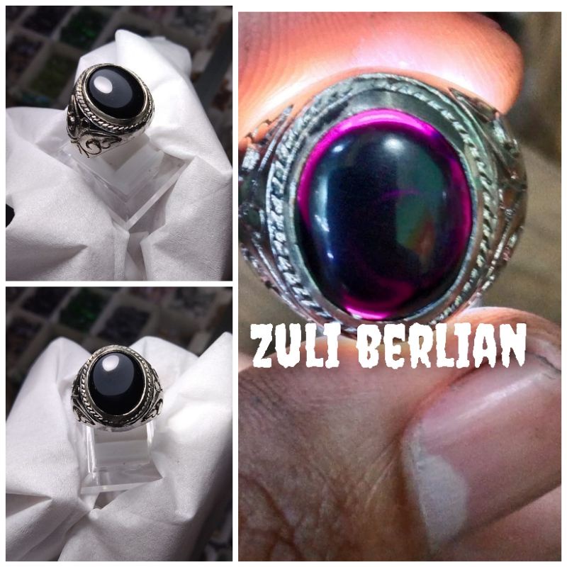 Cincin batu kecubung wulung