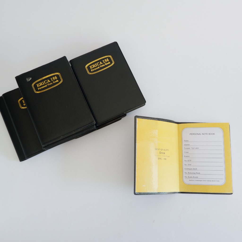 

BUKU KECIL ERICA ASLI NOTES / BUKU SAKU / BUKU CATATAN | ALHAZEN_BS