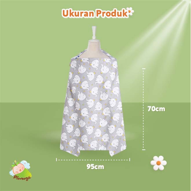 MOMOGII Apron Menyusui Nursing Cover FREE POUCH