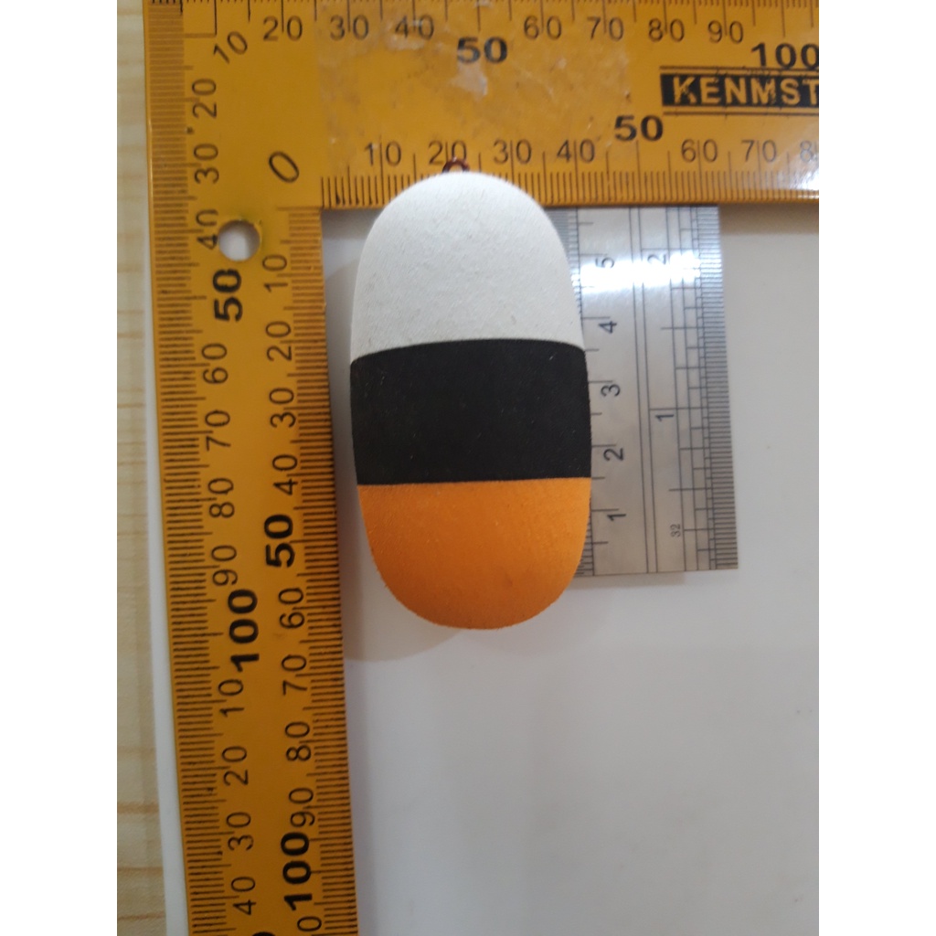 Pelampung / kambangan / kumbul pancing busa spon eva kapsul panjang 5.5cm