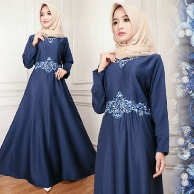 Grosir Women Summer Boho Long Maxi Dress Evening Cocktail Party Beach Dresses Sundress WanitaMuslim