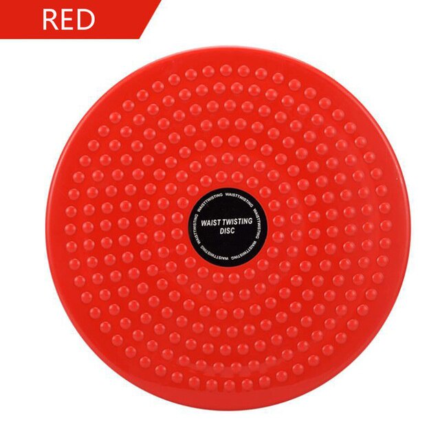 Waist Twisting Disc Alat Olahraga Putar Pelangsing Tubuh Pengecil Perut Pinggang Piringan Senam Pengencang Bokong-MERAH