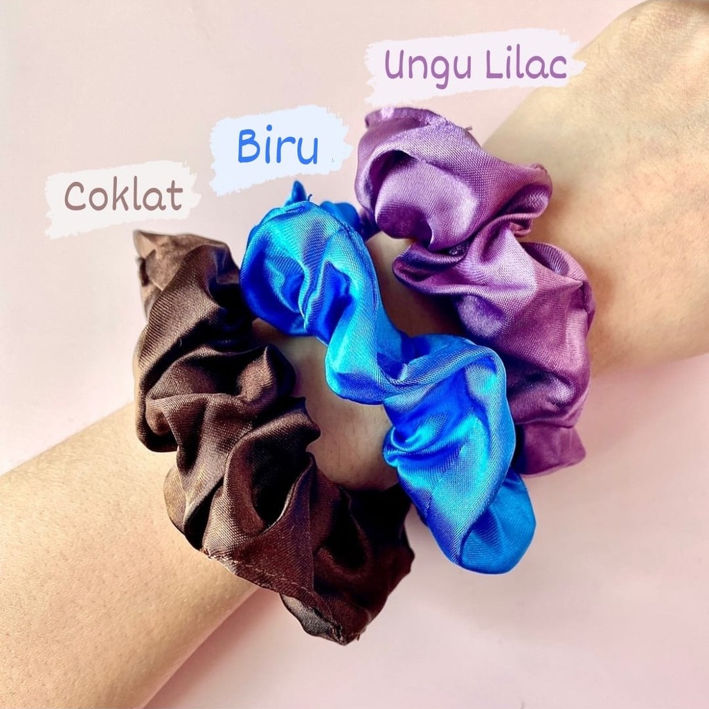 ✅COD Scrunchie , Scrunchies, Cepol, Cemol, Ikat Rambut, Kunciran Rambut, Cepol Hijab