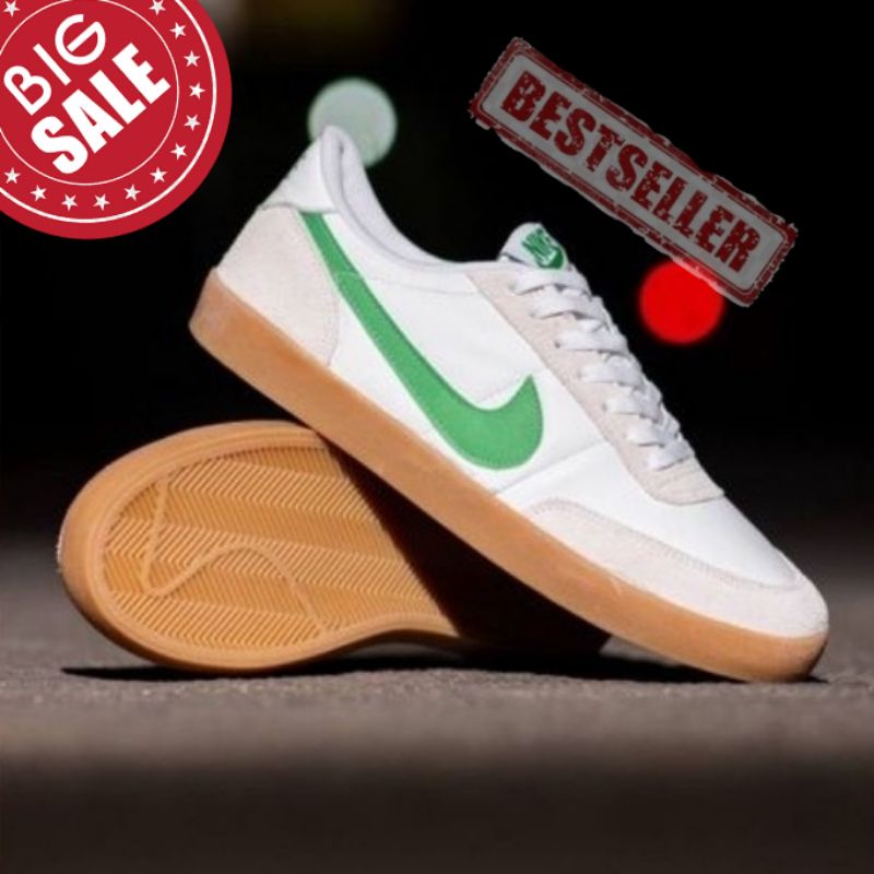 NK KILLSHOT X JCREW WHITE GREEN SOL GUM ORIGINAL SNEAKERS PRIA