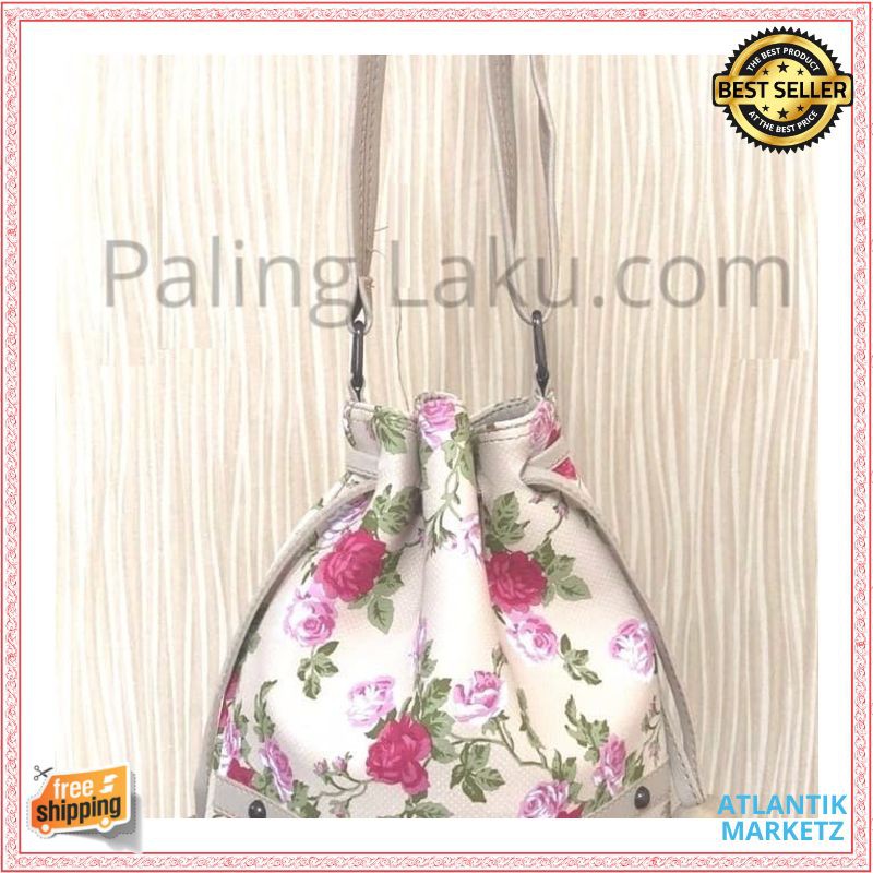 Valerie Korea Tas Fashion Serut Shabby Chic - Khaki