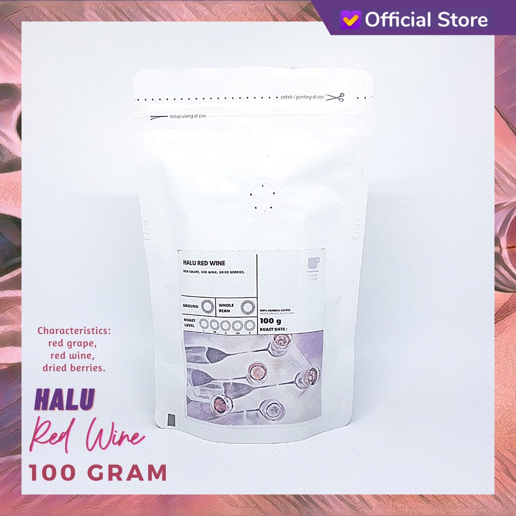 

SUTOYO COFFEE - Kopi Halu Wine 100 Gram / Single Origin / Specialty Coffee / New Crop / Sutoyo Coffee Official Store Shopee Mall