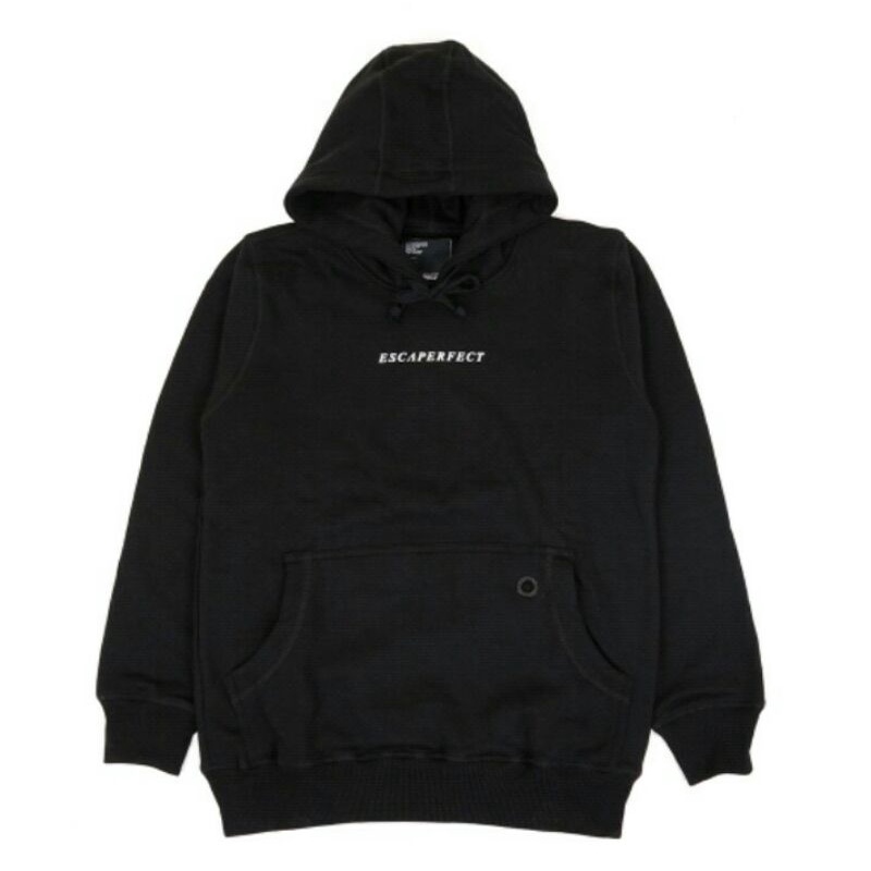 ESCAPERFECT BLACK HOODIE SWEATER