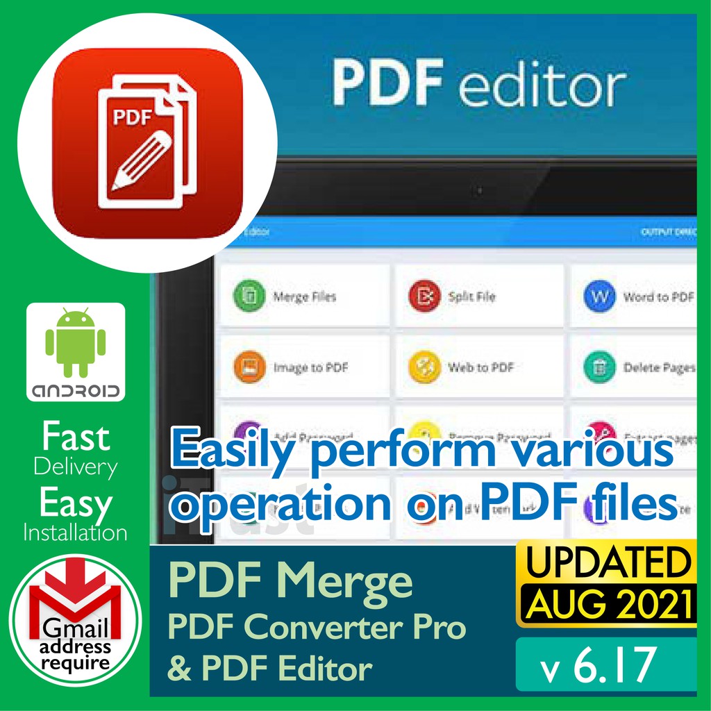 

PDF Mrg v6.17 - PDF Cnvrtr Pr & PDF Edtr [SmrtPhn - Andrd] - Dgtl Dwnld