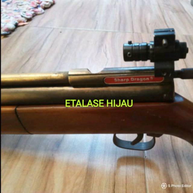 Laser Gun Red Dot Tactical Scope Senapan Angin FREE BATERAI