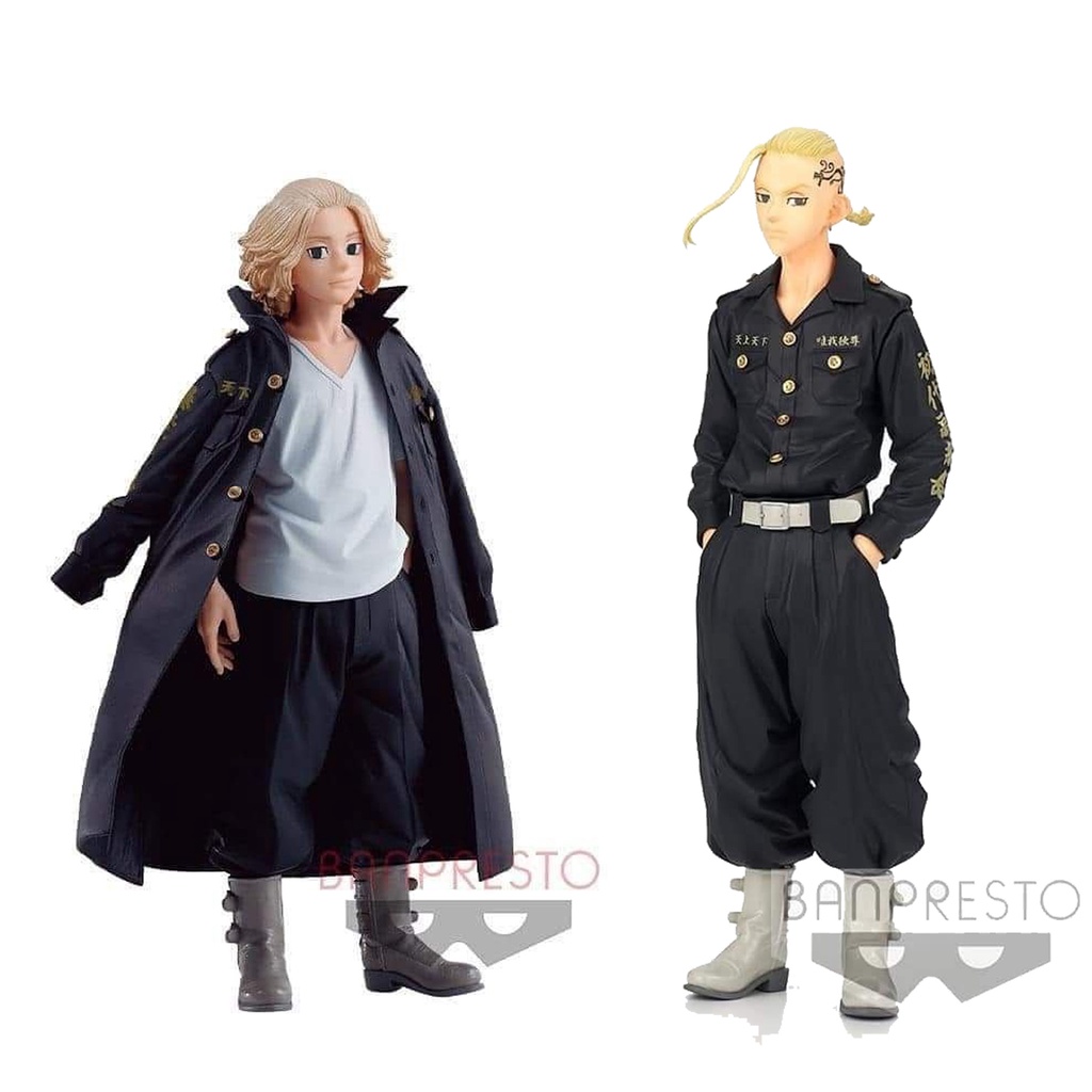 Action Figure Tokyo Revengers, Tokyo Revengers Menjiro Sano, Tokyo Revengers Draken, Banpresto Tokyo