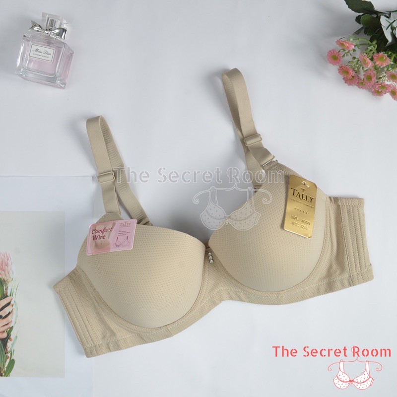 TALLY BRA BH JUMBO 3266 I ADA KAWAT I BUSA TIPIS I CUP D I SIZE 38-44