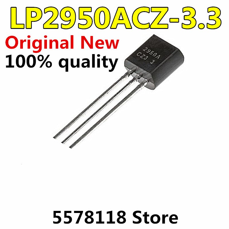 (Ready Stock) 10pcs/lot 2950ACZ-3.3 LP2950ACZ-3.3 LP2950-3.3 Lp2950A TO-92