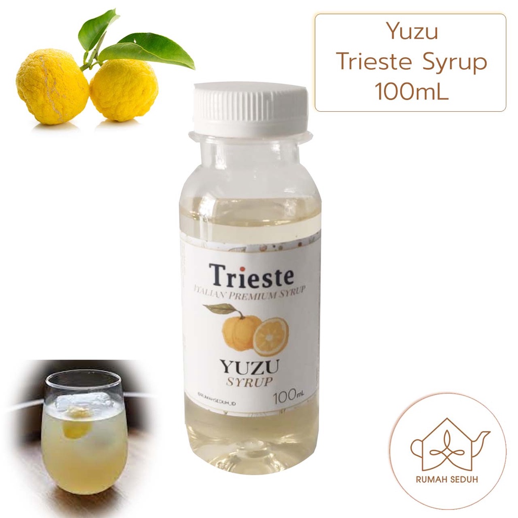 

100mL Trieste Syrup Yuzu - Sirup Buah Yuzu Jepang - Sirop Jeruk Jepang Yuzu