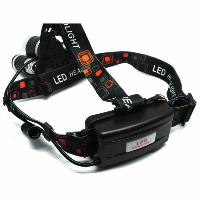 XM-L T6 Senter Kepala 3 Lampu LED New Brand Headlamp XML