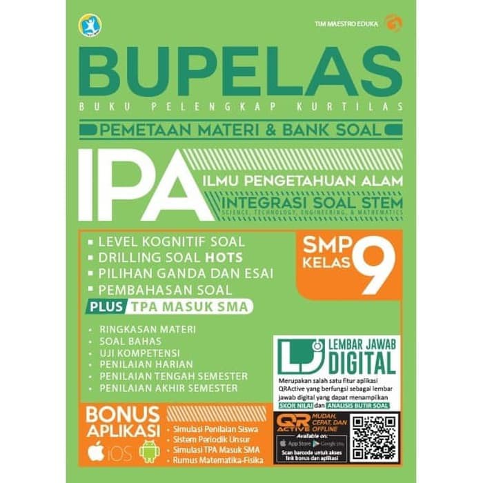 Bupelas Pemetaan Materi Bank Soal Ipa Smp Kelas 9 Shopee Indonesia