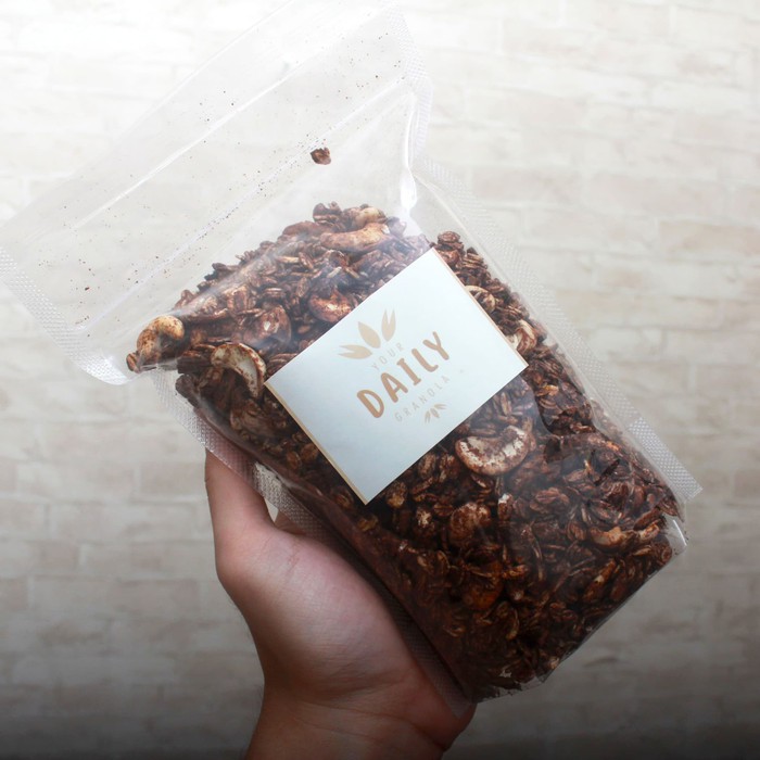 Granola 500 Gr Chocolate Crispy Roasted (Choco Cashew) by YDG - Cereal Oat