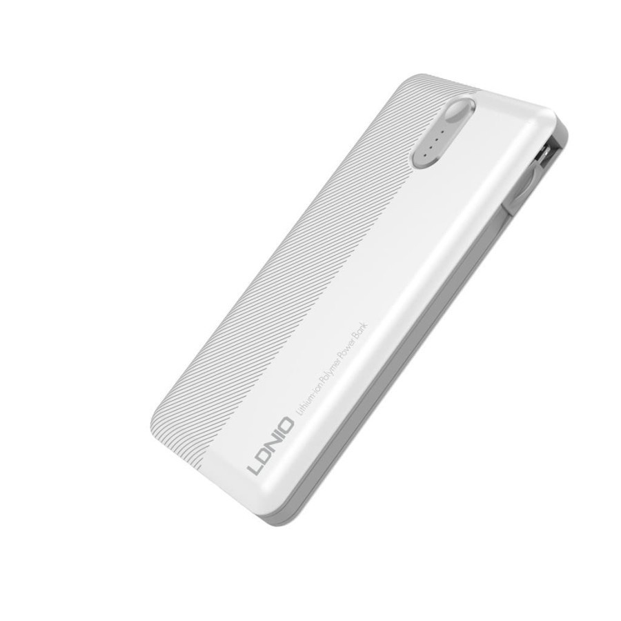 LDNIO POWERBANK PL1013 10.000 mAh - POWER BANK WITH BUILD IN CABLE