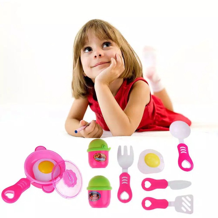 TBI Set 12pcs Mainan Edukasi Anak Masak-Masakan Memasak