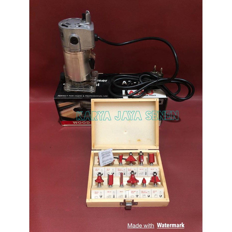 Paket Mesin Profil Aizu 3701 Wood Trimmer Dan Mata Profil Set Mailtank Karjasen35 Ayo Beli