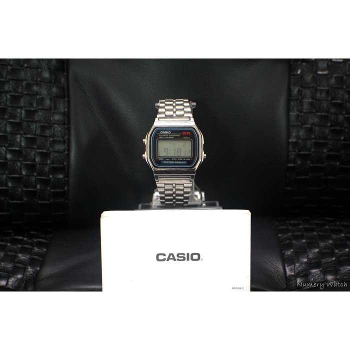 Jam Tangan Casio  Original Silver A159W