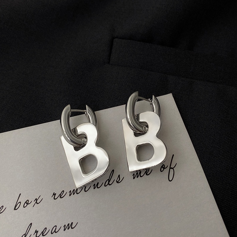 Letter B Earrings Accessories Exquisite Temperament Trendy