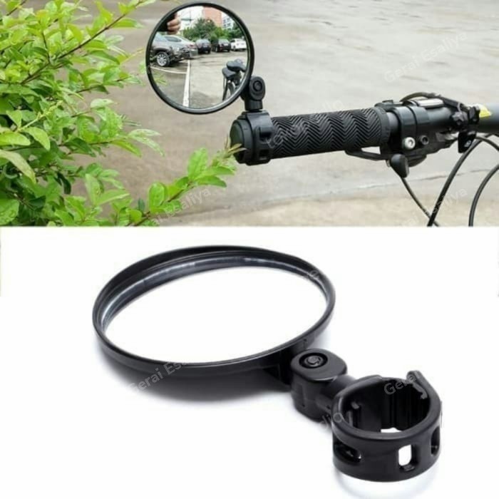 Kaca Spion Sepeda 360 Rotate Handlebar 1pcs - Spion Bar End Adjustable