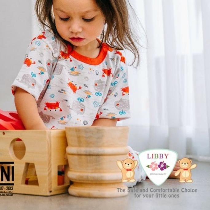 ◙ LIBBY Setelan PANJANG PENDEK Piyama Baju Bayi Libby S,M,L, Pakaian Bayi Libby ➱