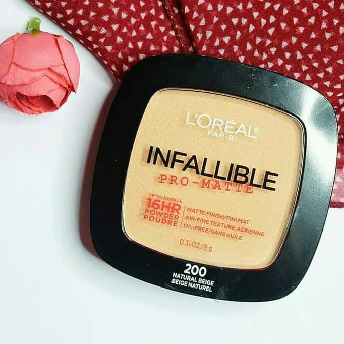 Barang Berkualitas L'OREAL INFALLIBLE Pro Mate 16HR Powder - Bedak Loreal Original STOK TERBATAS