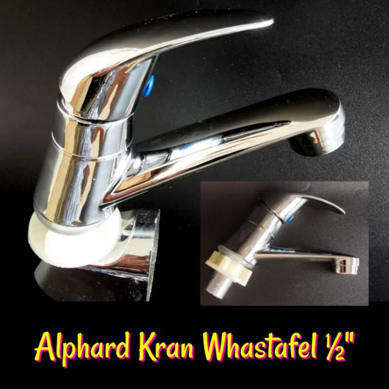 Alphard Kran Washtafel Whastafel Chrome ukuran 1/2