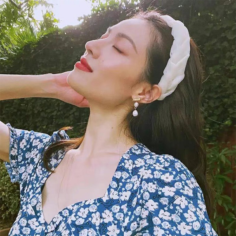 COD❤️Bando Ballerina Korea Tebal Besar Headband Import Head band Ikat Kepala Retro Jepit Rambut Wanita Ikat Kepala Kepang Twist