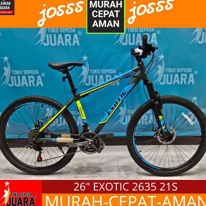 Sepeda Gunung Exotic 2635 21S Mtb 26