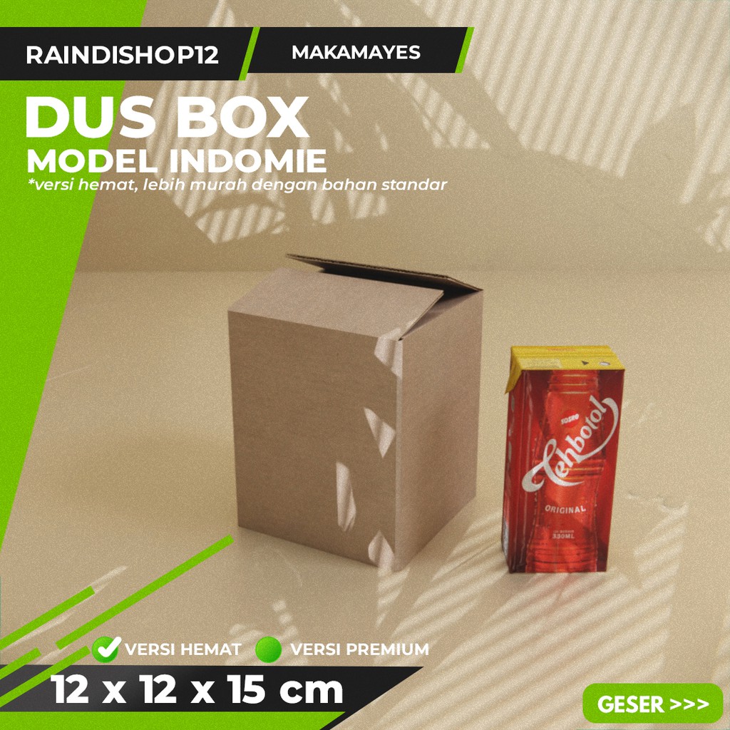 

BOX 12 X 12 X 15 CM KARDUS KOTAK KEMASAN PACKAGING KADO POLOS