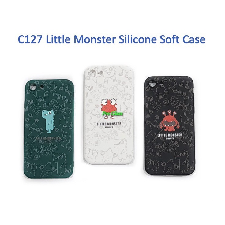 C127 Iphone 6 / 6s / 6s+ / 7 / 8 / 7+ / 8+ Little Monster Silicone Soft Case