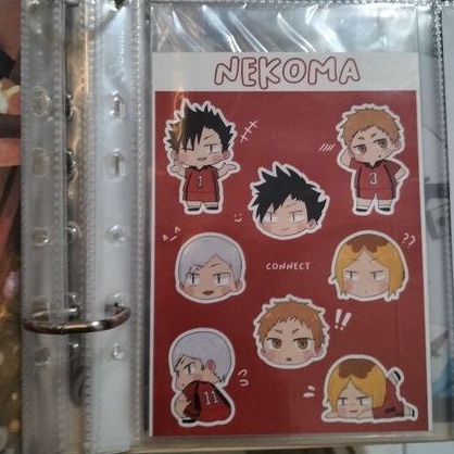 

Stiker Anime Haikyuu Nekoma chachy_merch