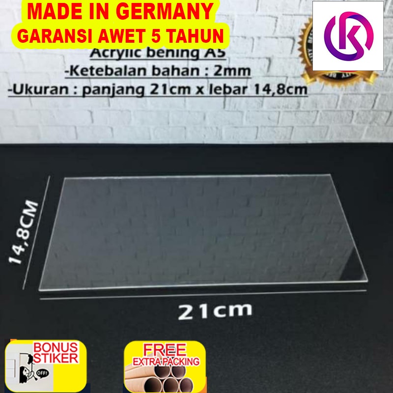 

Terlaris Acrylic Lembaran 2mm Ukuran A5