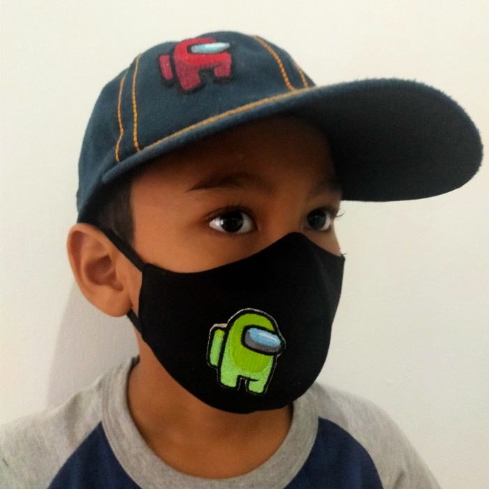 [Shopee Sale] Masker Anak Among Us 3 Lapis 200BBGH