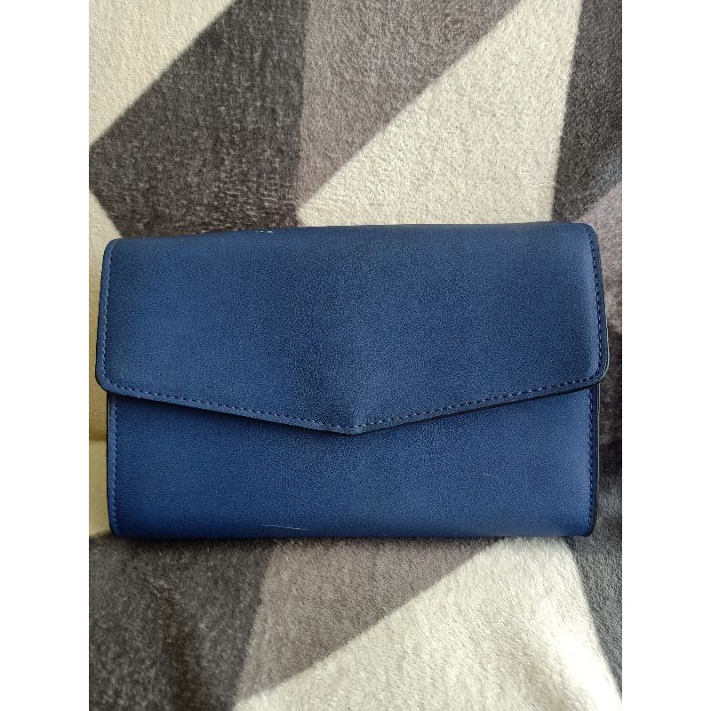 MANGO clutch navy