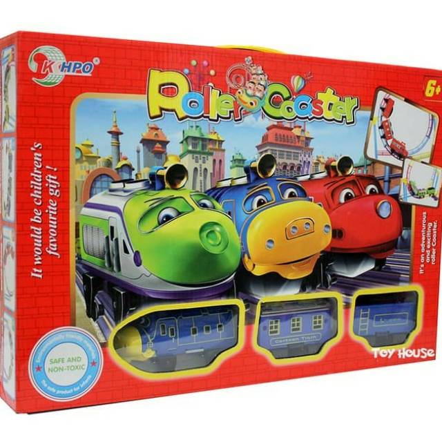 SM KERETA CHUGGINGTON TRACK ROLLER COASTER MAINAN  ANAK  