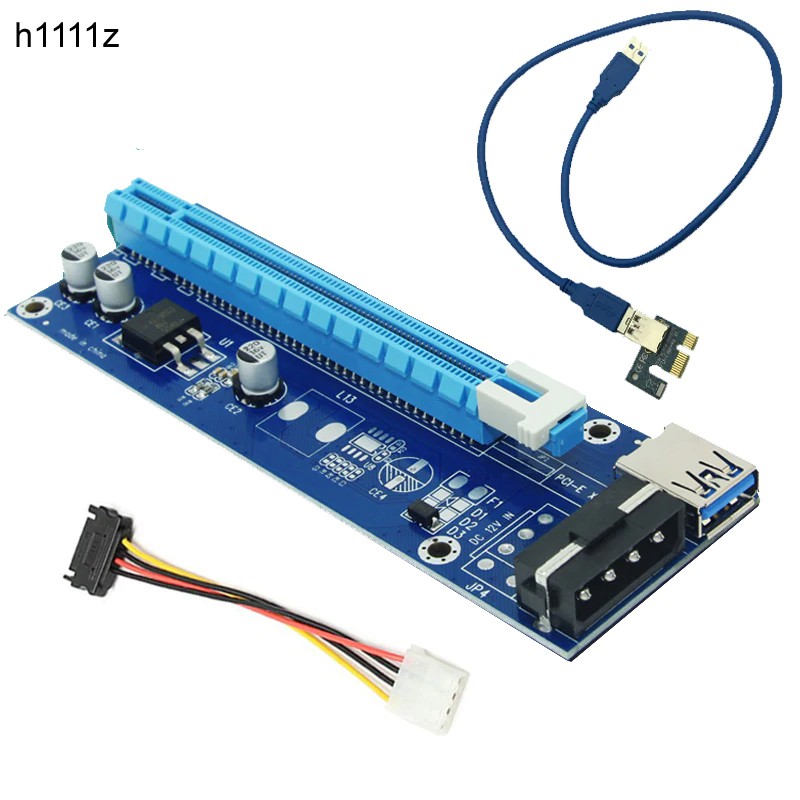 Best import New 60CM PCIE 1X To 16X PCI Express Card For Miner Machine Overcurrent Protection USB