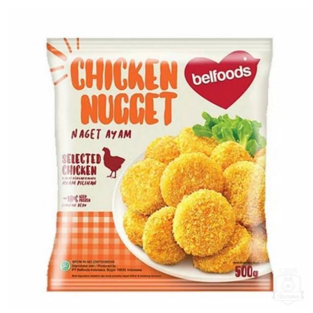 

BELFOODS 500 gr naget ayam - belf 08 (Favorite Chicken Nugget MURAH LARIS)
