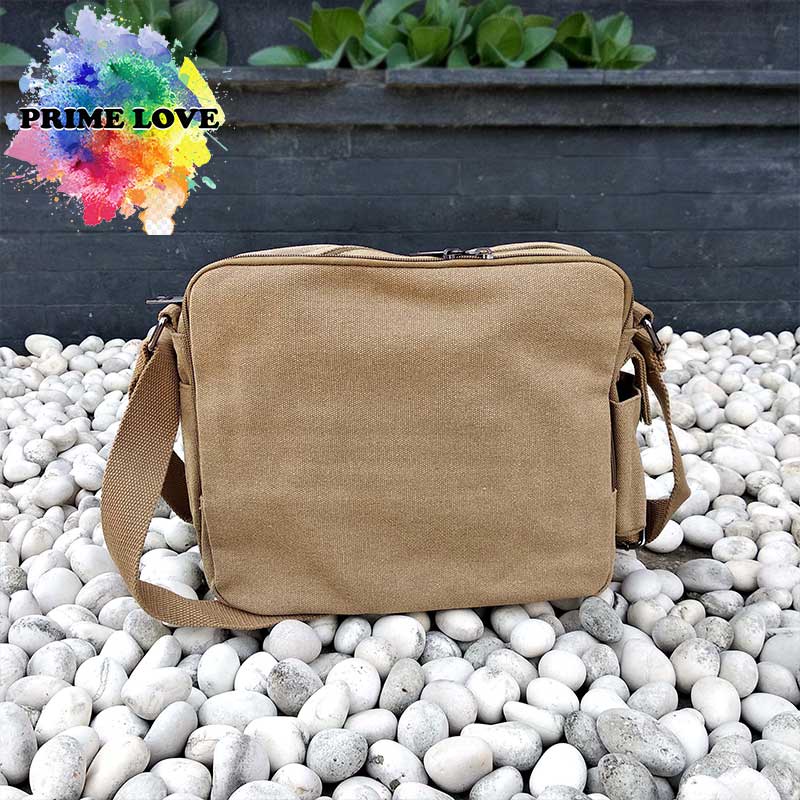 Tas Selempang Pria Kekinian Kanvas Gaya Casual Sling Bag Men - TP02