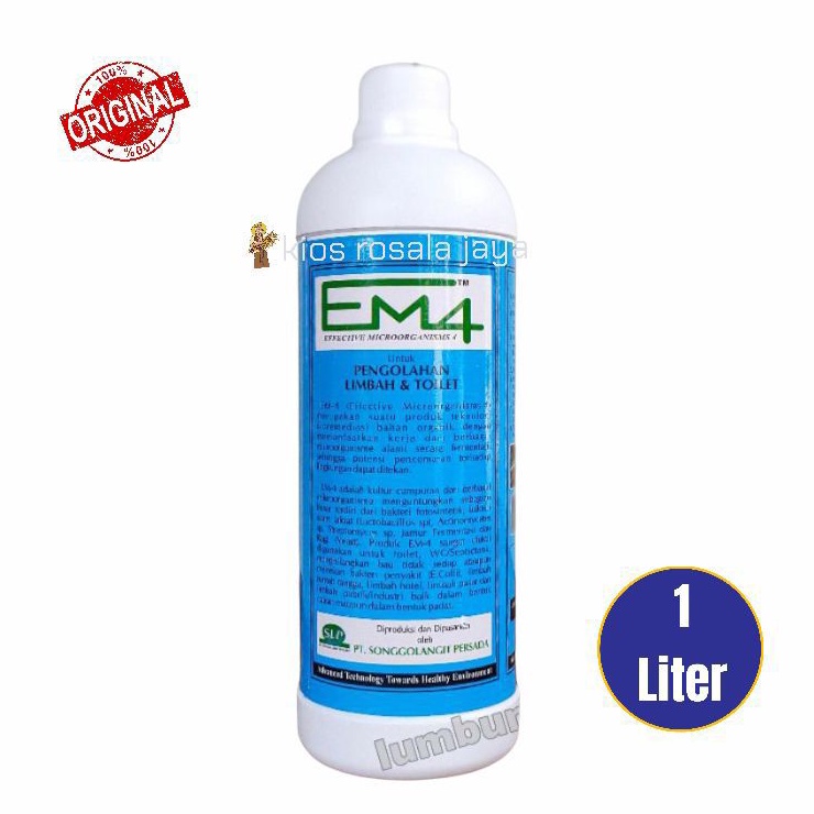Jual EM4 Pengolahan Limbah dan Toilet 1 Liter | Shopee Indonesia