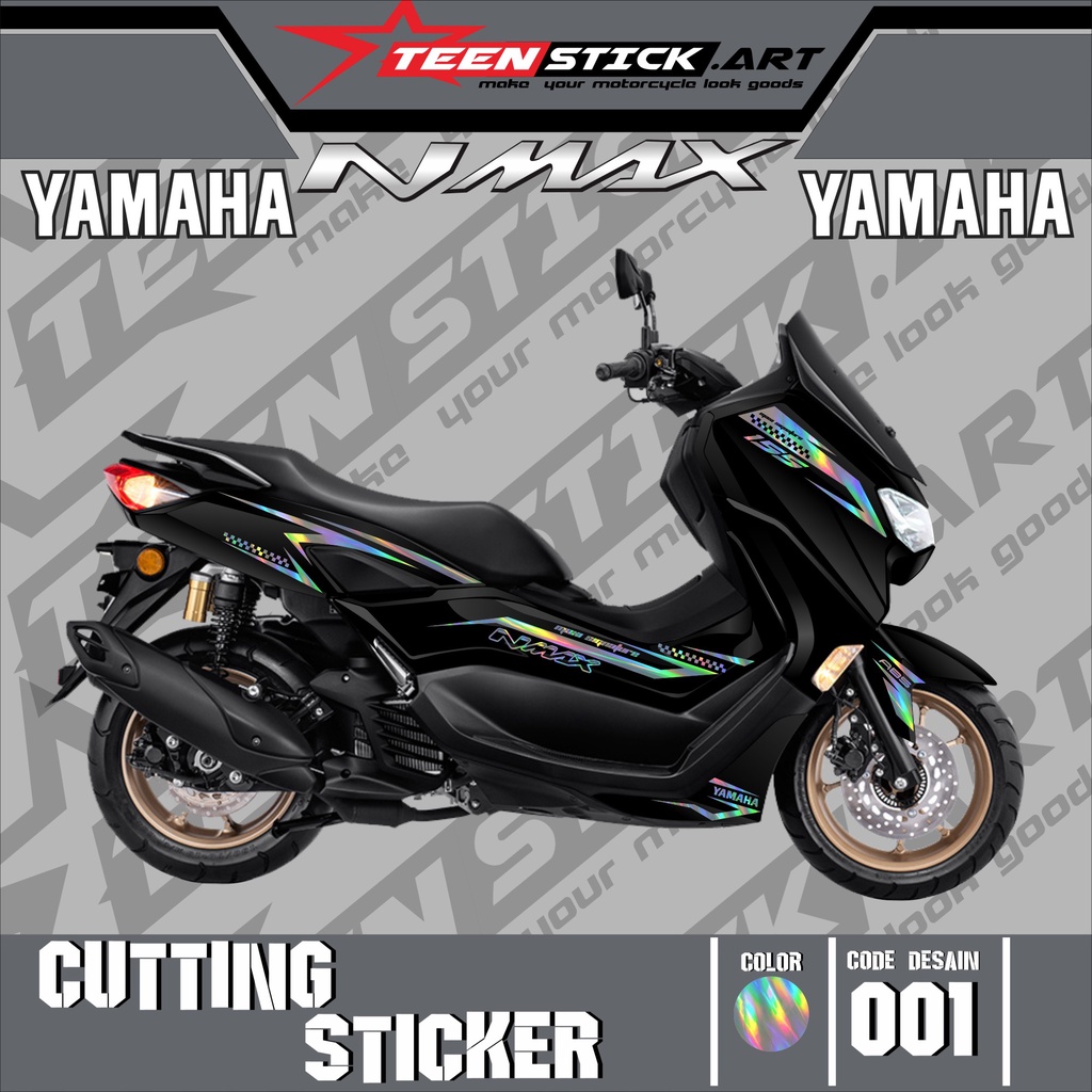 Cutting Sticker NMAX NEW 2021 - Aksesoris Motor Stiker Yamaha Nmax New Schotlite Cutting Stiker Stri